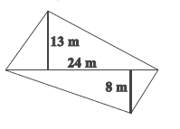 Quadrilateral with diagonal and perpendiculars