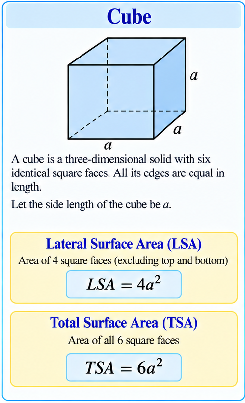 Cube with side a