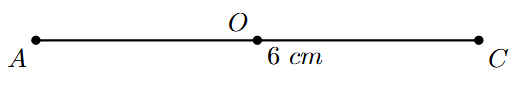 Find midpoint O of AC