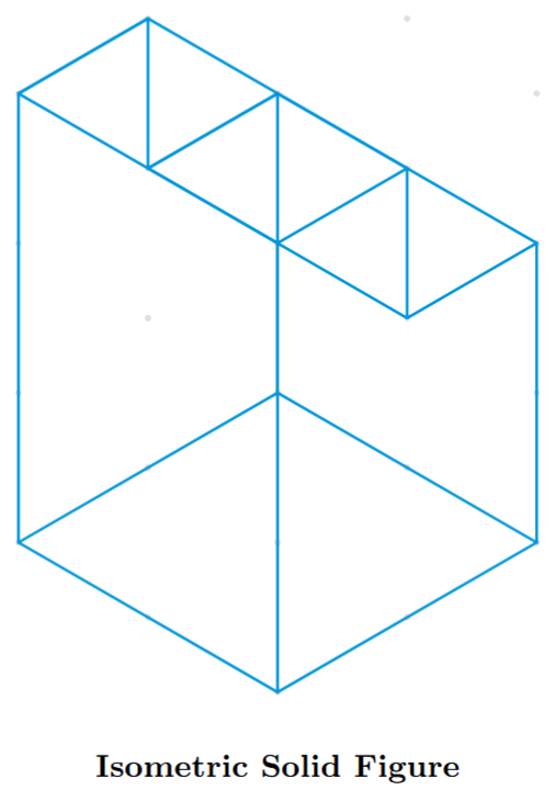 Isometric sketch of the solid