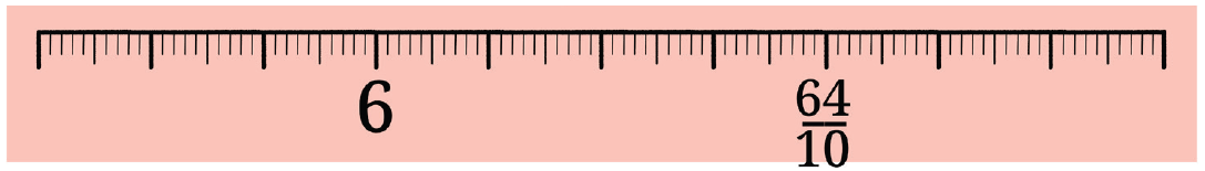A blank scale to mark the lengths for part g