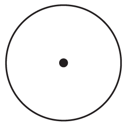 Circle with Centre Pointed Out
