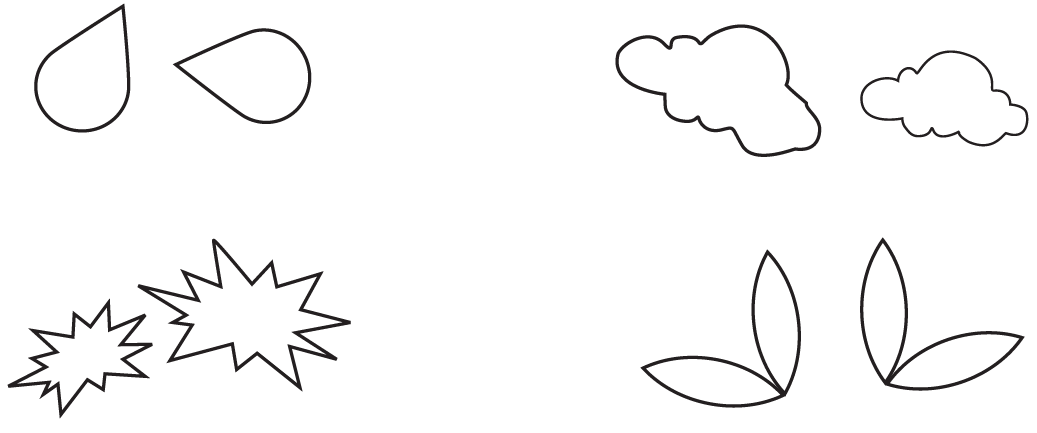 Multiple pairs of figures