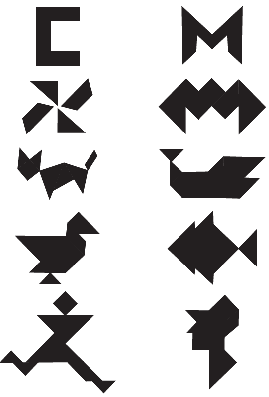 Tangram figures