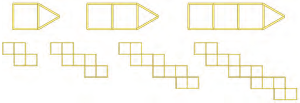 Stick arrangement sequences
