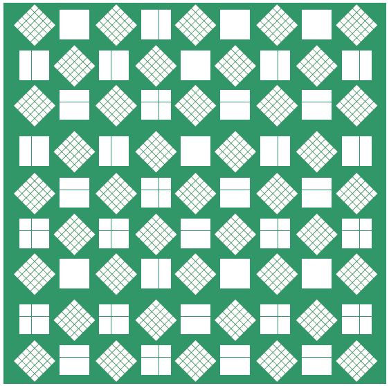 Grid of tiny squares