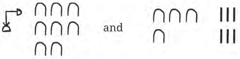 Egyptian numeral addition problem (ii)
