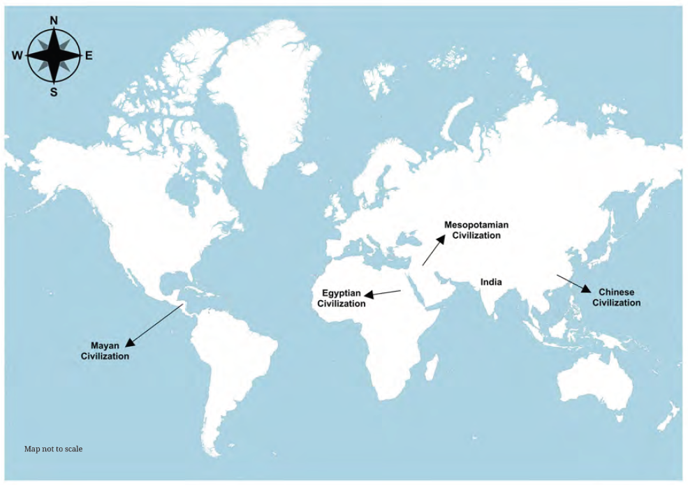 Map of ancient civilisations