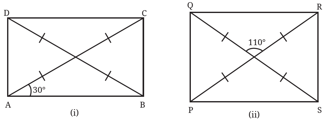 Rectangles with internal angles
