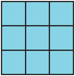 A 3 x 3 empty grid for entering numbers