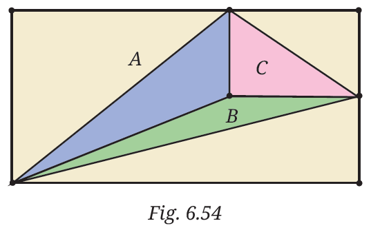 Fig. 6.54: Triangles in a rectangle